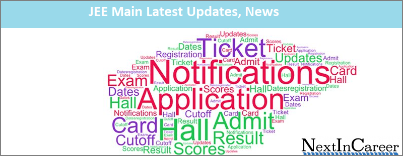 Jee Main Latest Updates