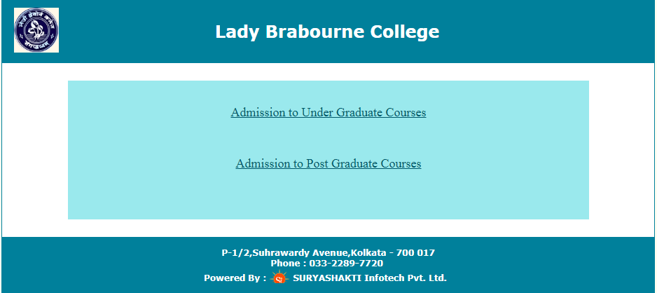 lady Brabourne College Merit List 2018