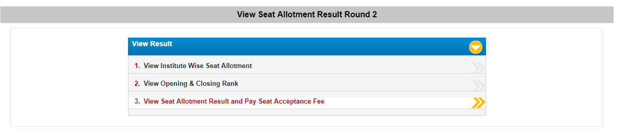 wbjee 2nd round seat allotment result